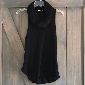Lush sleeveless cowl neck top